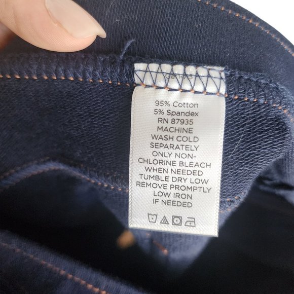 Susan Gravers Essentials Womens Blue Pull On Knit Capri Jegging Pants Size 3x - Picture 7 of 7